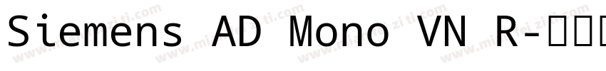 Siemens AD Mono VN R字体转换